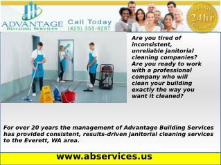 Janitorial Service Seattle