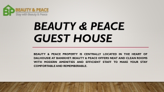 Beauty & Peace Guest House at Banikhet