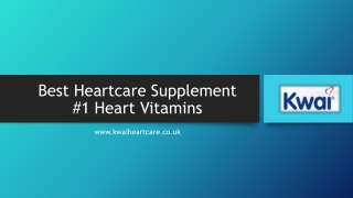 Best Heartcare Supplement | #1 Heart Vitamins - Kwai