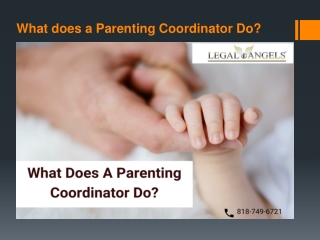 What does a Parenting Coordinator Do?