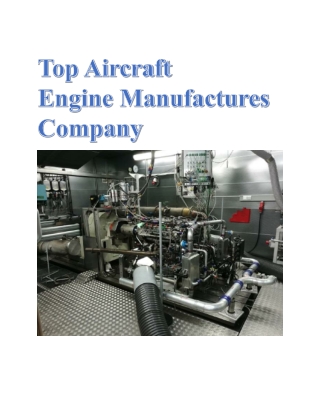 Top Aircraft Engine Manufactures Company