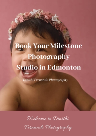 Book Your Milestone Photography Session with Dinithi Fernando