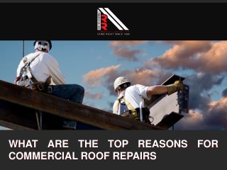 What Are the Top Reasons for Commercial Roof Repairs?