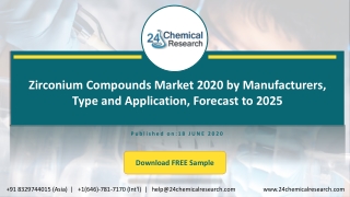 Zirconium Compounds Market 2020 by Manufacturers, Type and Application, Forecast to 2025