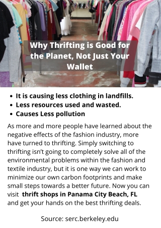 Why Thrifting is Good for the Planet, Not Just Your Wallet
