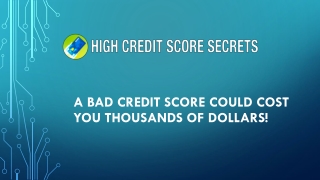 The effect of Credit score simulator