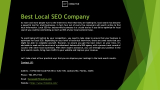 Best Local SEO Company