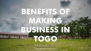 Benefits of Making Business in Togo | Buy & Sell Business