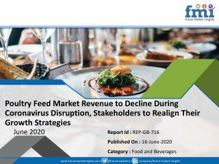 Poultry Feed Market on a Steady Growth Trail; FMI Provides Projections in Light of COVID-19 Pandemic in its New Revised