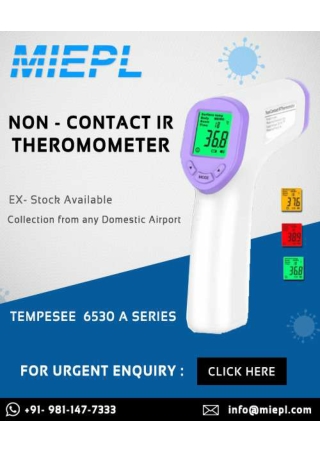 Millennium Instrument Limited (MIEPL) MS6530A Infrared Forehead Thermometer