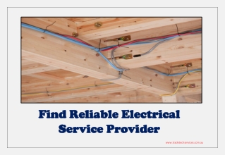 PDF: Find Reliable Electrical Service Provider