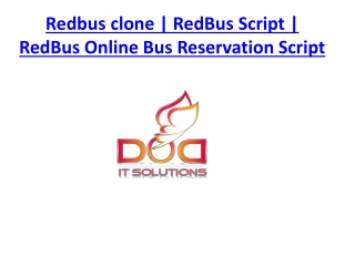 Redbus Clone Script | Online Bus Booking Script | Redbus Php Clone