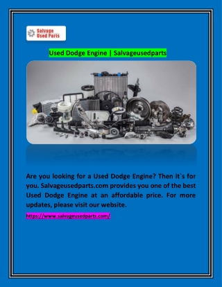 Used Chrysler Engine | Salvageusedparts