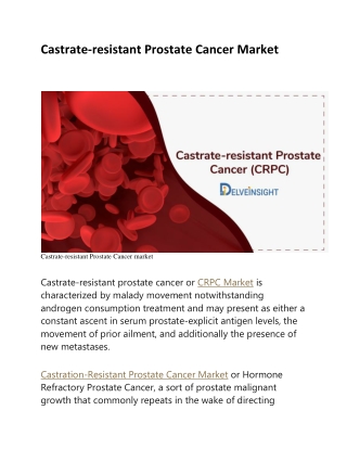 Castrate-resistant Prostate Cancer Market
