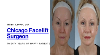Minimally Invasive Surgery at Chicago Facelift by Dr. SAM SPERON