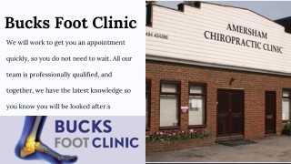 Best Foot Doctors in Beaconsfield | Bucks Foot Clinic
