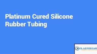 Extruded Platinum Cured Silicone Rubber Tubing