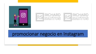 promocionar negocio en Instagram