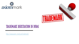 Trademark Registration in Dubai