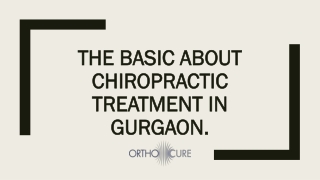 The Basic about Chiropractic Treatment in Gurgaon.