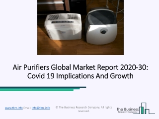 Air Purifiers Market Potential Growth, Challenges and Regional Forecast to 2030