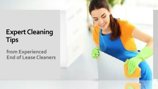 Important Cleaning Tips from Experienced End of Lease Cleaners