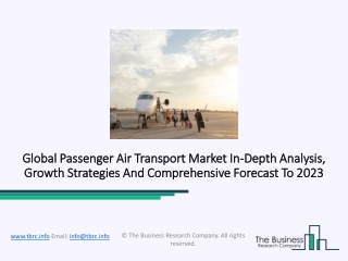 Passenger Air Transport Market Recent Industry Developments – Covid 19 Impact