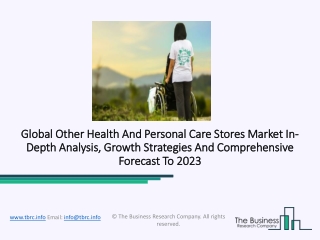 Other Health And Personal Care Stores Market Research Report 2020, Technology Development