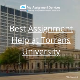 Assignment help for Torrens University