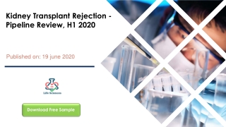 Kidney Transplant Rejection - Pipeline Review, H1 2020