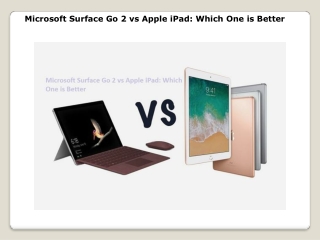 Microsoft Surface Go 2 vs Apple iPad: Which One is Better
