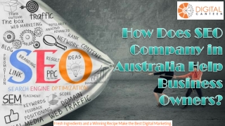 How Does SEO Company in Australia Help Business Owners?