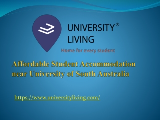 Affordable student accommodation near university of south australia