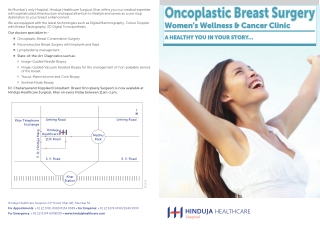 Oncoplastic Breast Surgery: A healthy you in your story