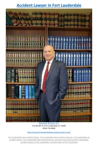 Accident Lawyer in Fort Lauderdale