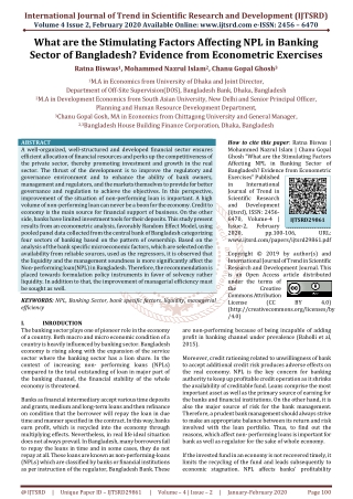 Effect of Intellectual Capital on the Profitability of Nigerian Deposit Money Banks