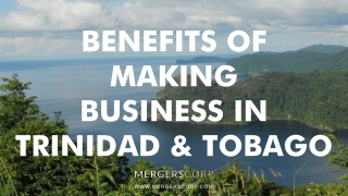 Benefits of Making Business in Trinidad & Tobago | Buy & Sell Business