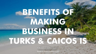 Benefits of Making Business in Turks & Caicos Is | Buy & Sell Business
