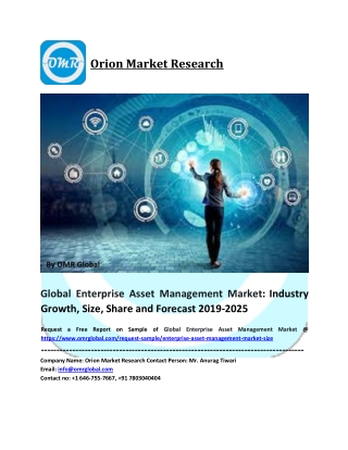 Global Enterprise Asset Management Market Size, Share &  Forecast to 2025