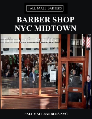 Barber Shop NYC Midtown