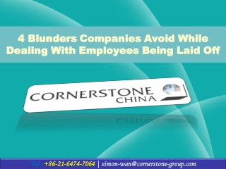 4 Blunders Companies Avoid While Dealing With Employees Being Laid Off
