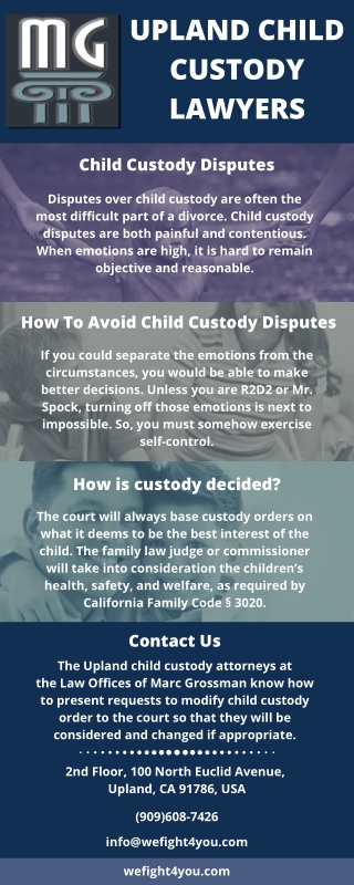 UPLAND CHILD CUSTODY LAWYERS