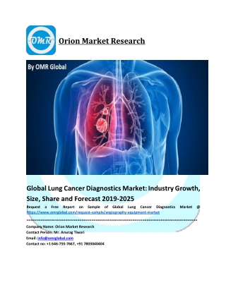 Global Lung Cancer Diagnostics Market Size, Share and Forecast 2018-2023