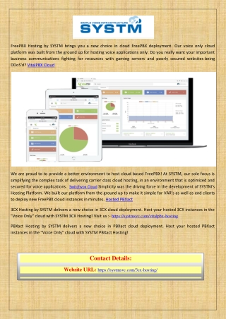 3CX Hosting by SYSTM delivers