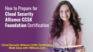 [PDF] CSA Certificate of Cloud Security Knowledge (CCSK) Certification