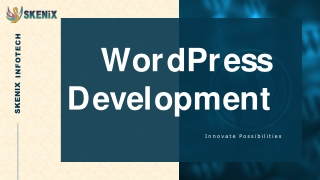 WordPress Development Company in India