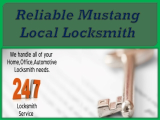 Reliable Mustang Local Locksmith