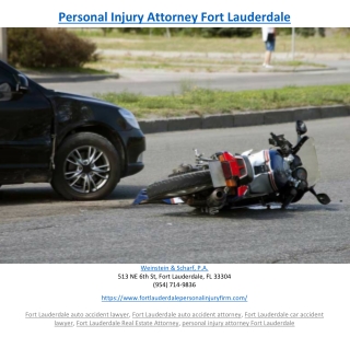 Personal Injury Attorney Fort Lauderdale