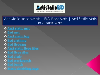 Anti static bag