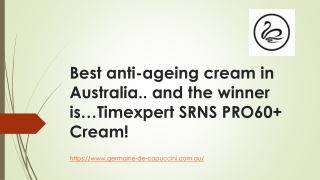 Best anti-ageing cream in Australia